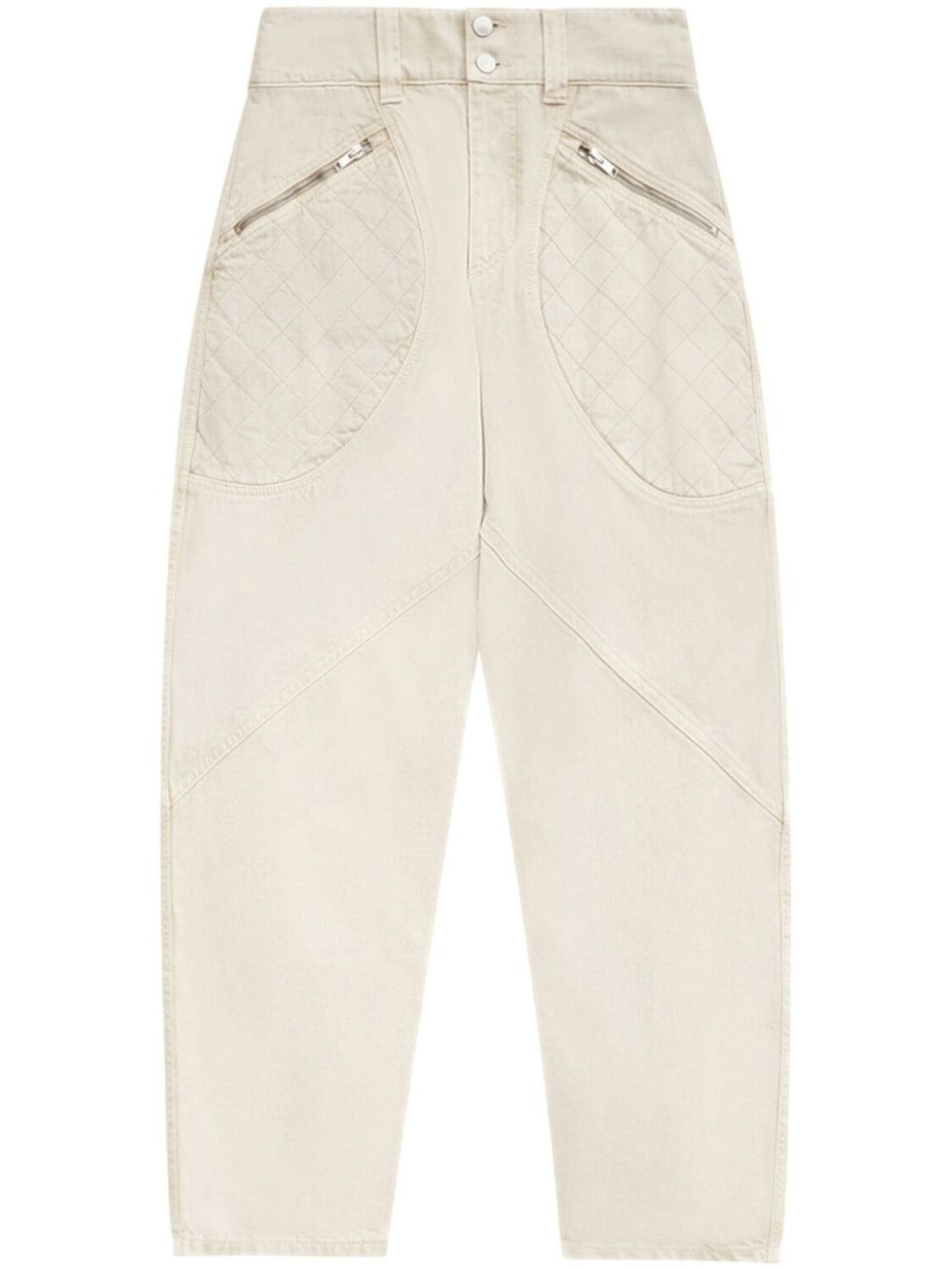 

ISABEL MARANT стеганые джинсы, нейтральный цвет