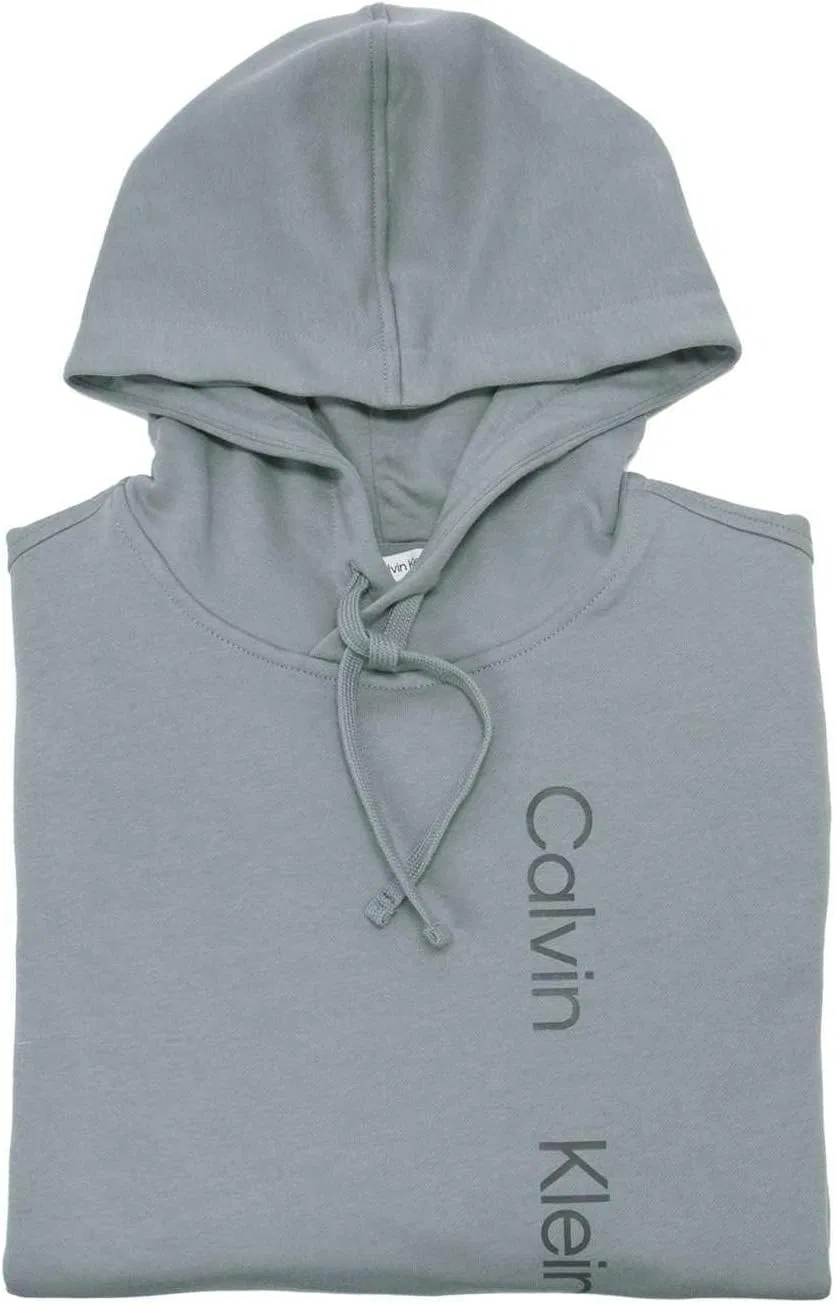 Мужская флисовая толстовка Calvin Klein свободного кроя с монограммой и логотипом — фото 2