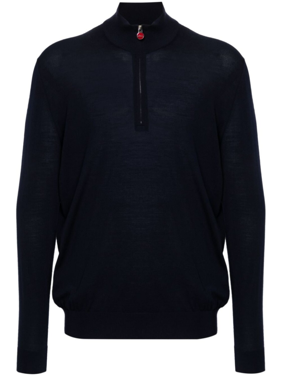 

Kiton шерстяной кардиган с высоким воротом, синий
