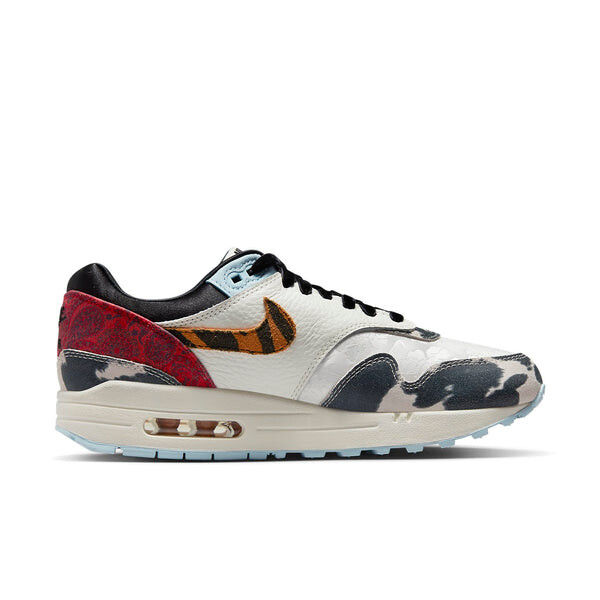 Кроссовки air max 1 '87 'great indoors tiger swoosh cow print' Nike, мультиколор — фото 2