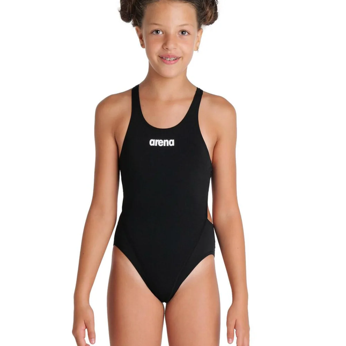 

Купальник для девочек Team Swimsuit Swim Arena, черный