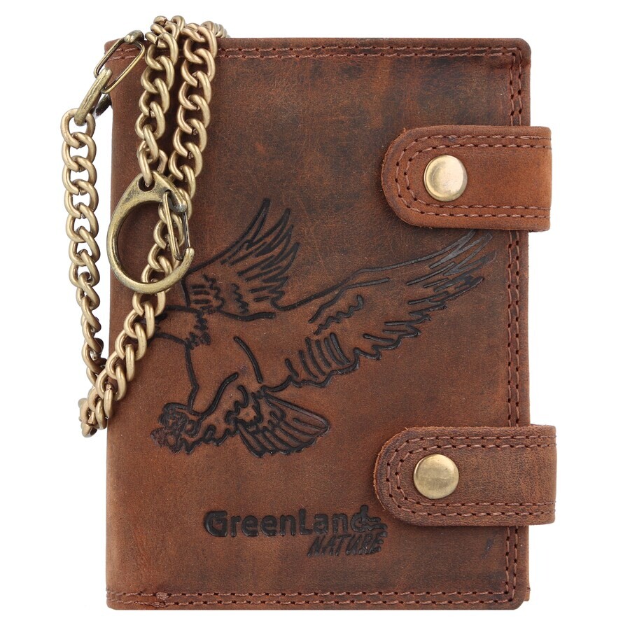 

Кошелек Greenland Nature Wallet Montenegro, коричневый