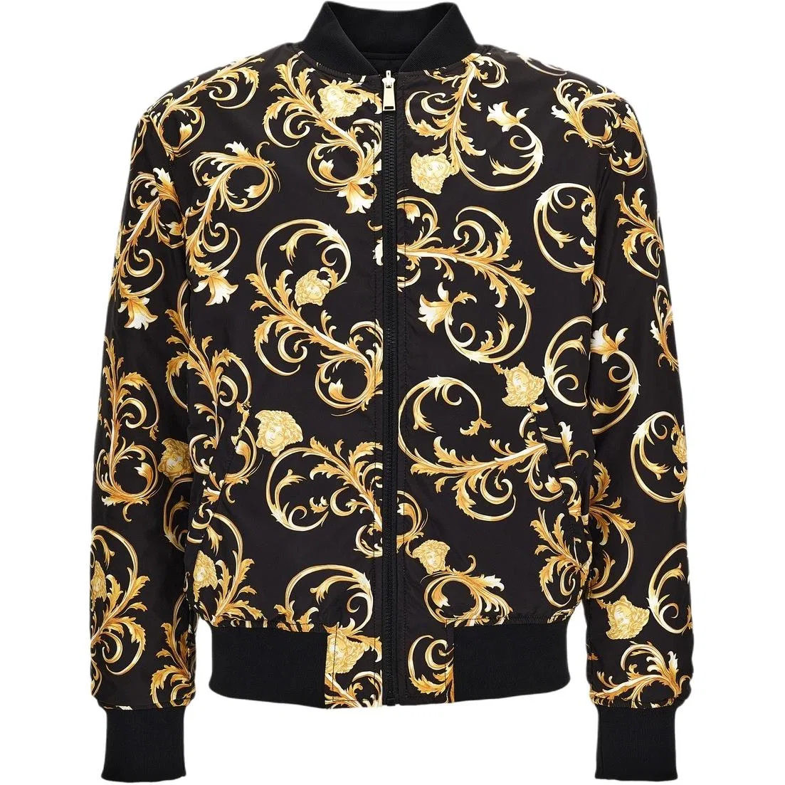 Бейсбольная куртка Versace SS26 черная