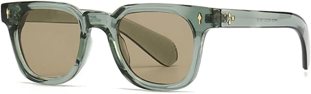 

Солнцезащитные очки с защитой UV400 | Маленькая оправа Rivets с градиентной расцветкой | для женщин и мужчин, для занятий спортом на открытом воздухе и вождения DSVIGF, Green Light Tea