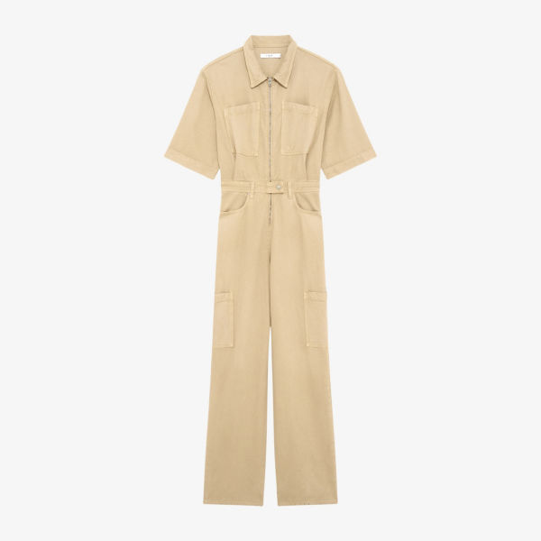 

Комбинезон Iro с короткими рукавами, бежевый