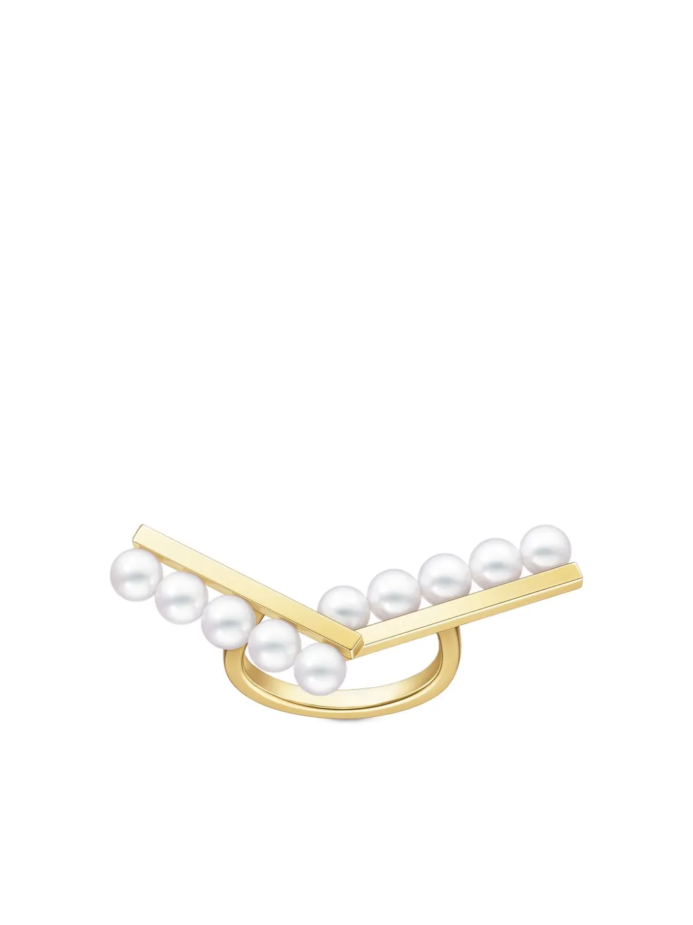 

Кольцо Collection Line Balance Arm из желтого золота с жемчугом TASAKI, золотой