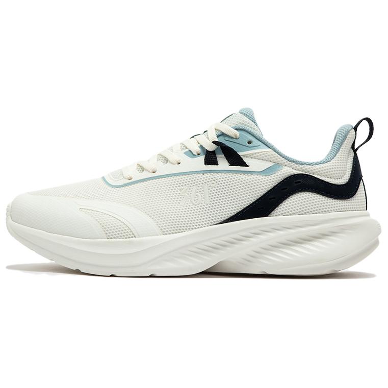 

Кроссовки мужские для тренировок, города и бега Low top с амортизацией, воздухопроницаемостью и отскоком 361°, feather белый/mist синий