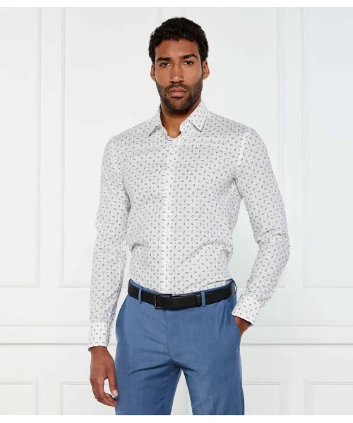 

Рубашка H-hank-s-kent-c1-232 Slim fit Boss, белый
