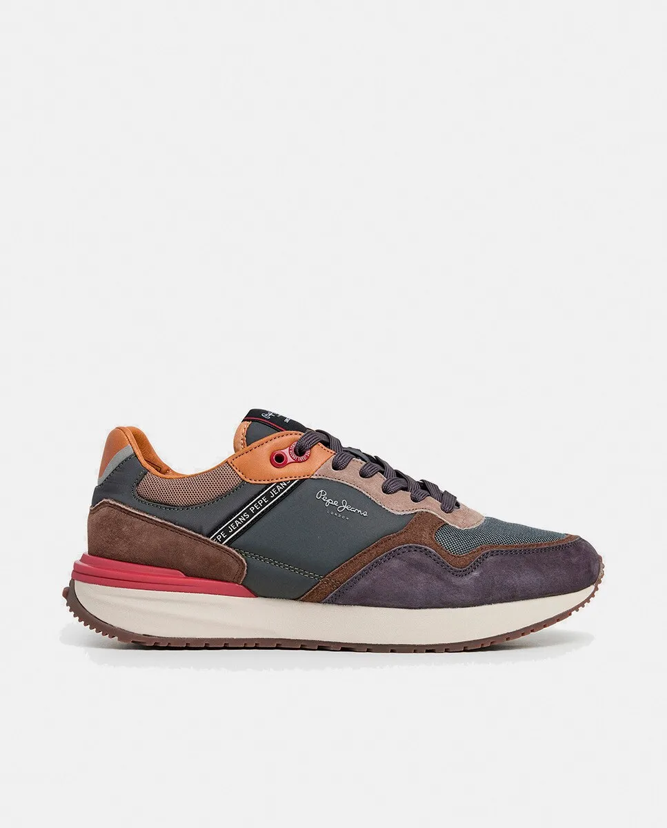 

Мужские кроссовки Buster Pro из комбинированных материалов Pepe Jeans, цвет Kaki