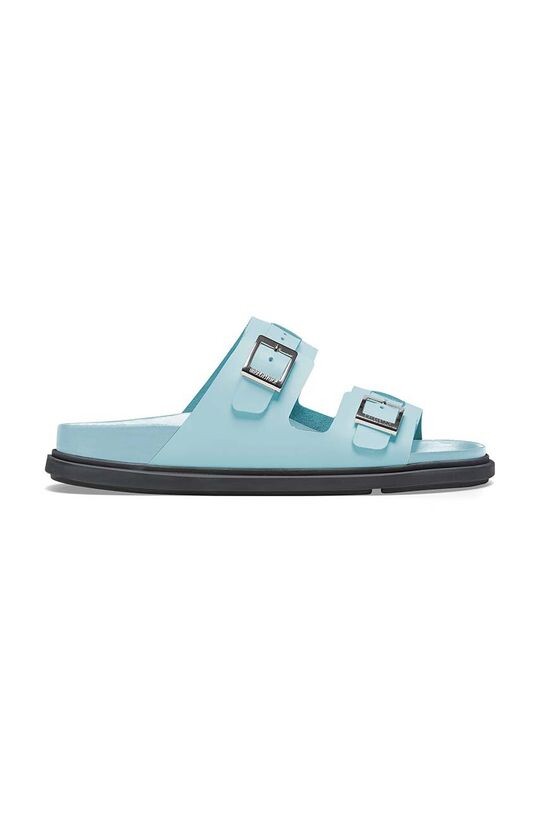 

Кожаные тапочки St Barths Birkenstock, синий