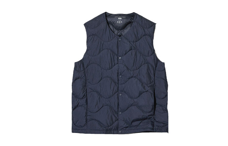 

Жилет мужской Deep Ocean Blue Uniqlo, синий
