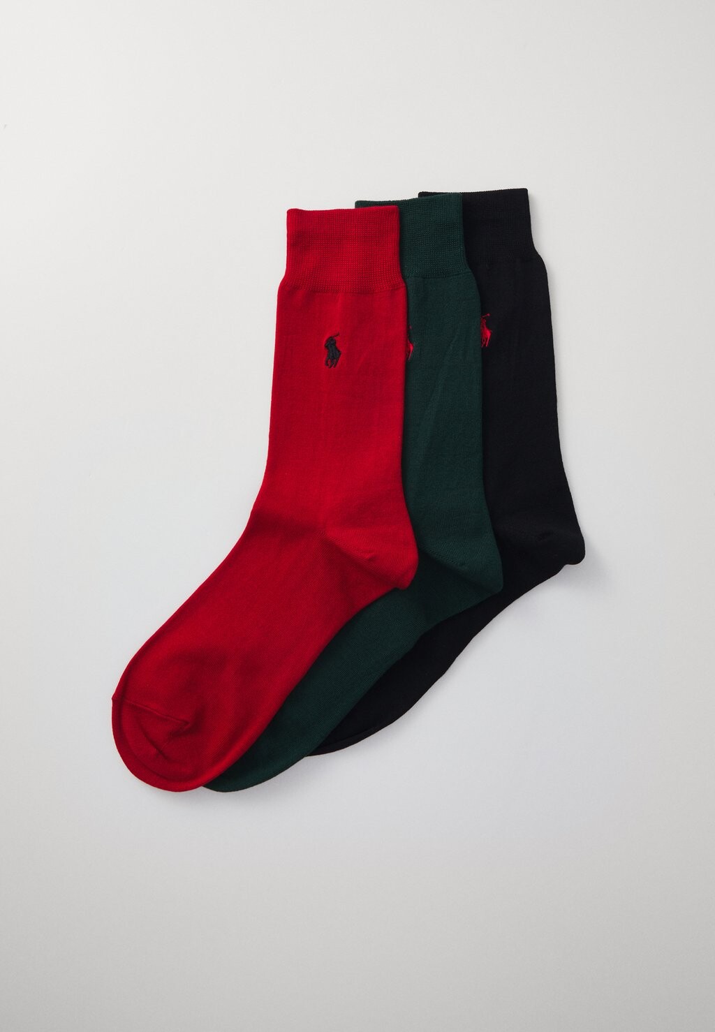 

Носки MERCERZD CREW SOCK 3 PACK UNISEX Polo Ralph Lauren, темно-зеленый
