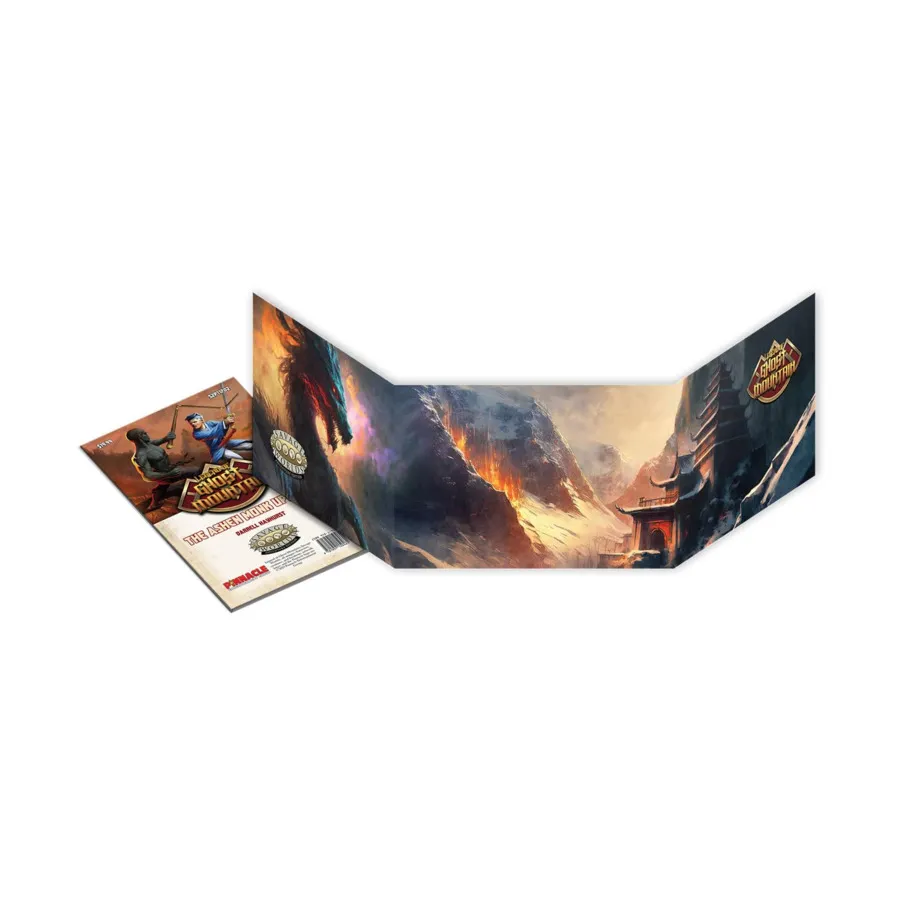 

GM Screen w/The Ashen Monk Uprising Adventure, Legend of Ghost Mountain (Pinnacle), твердый переплет
