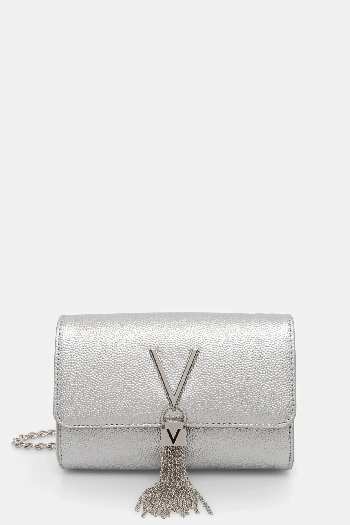 

Сумочка Valentino Bags, серебряный, Серебристый, Сумочка Valentino Bags, серебряный