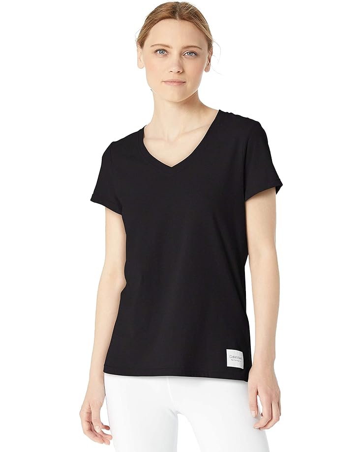 

Футболка Calvin Klein V-Neck, цвет Black Cotton