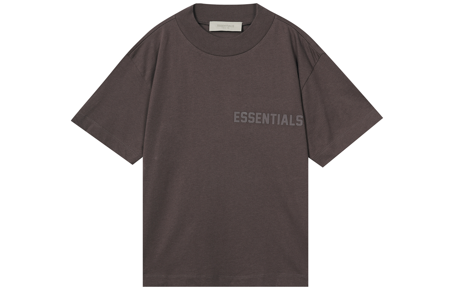 Футболка с коротким рукавом 'Темно-черный' Fear Of God Essentials, Сливовая — фото 2