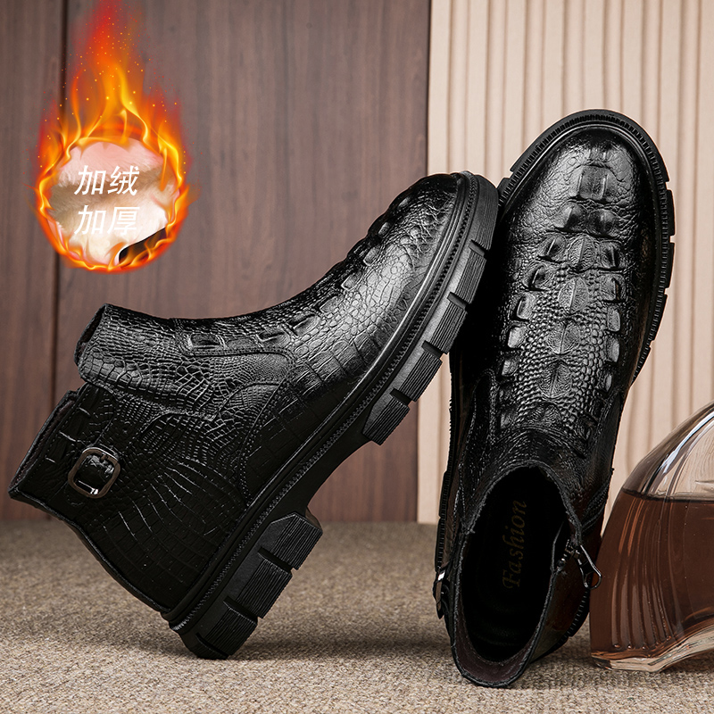 Bull Thunder Утепленные черные унисекс ботинки на щиколотку, цвет Black Insulated Shoes — фото 3