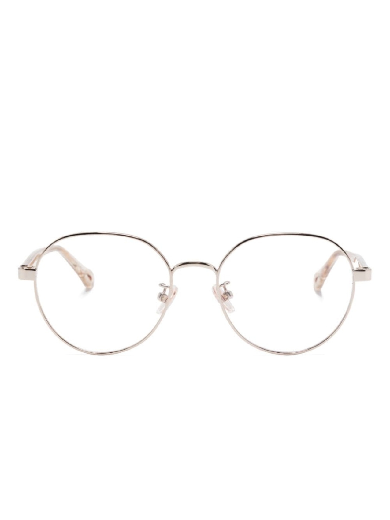 

Chloé Eyewear очки в круглой оправе, нейтральный цвет