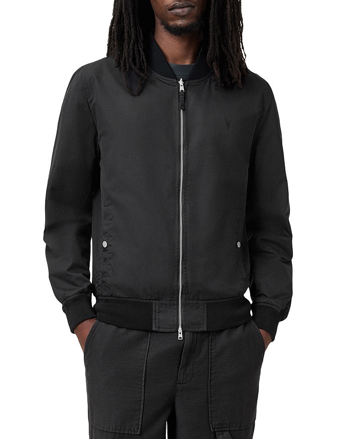 

Бомбер Bassett с реверсивной стороной ALLSAINTS, зеленый