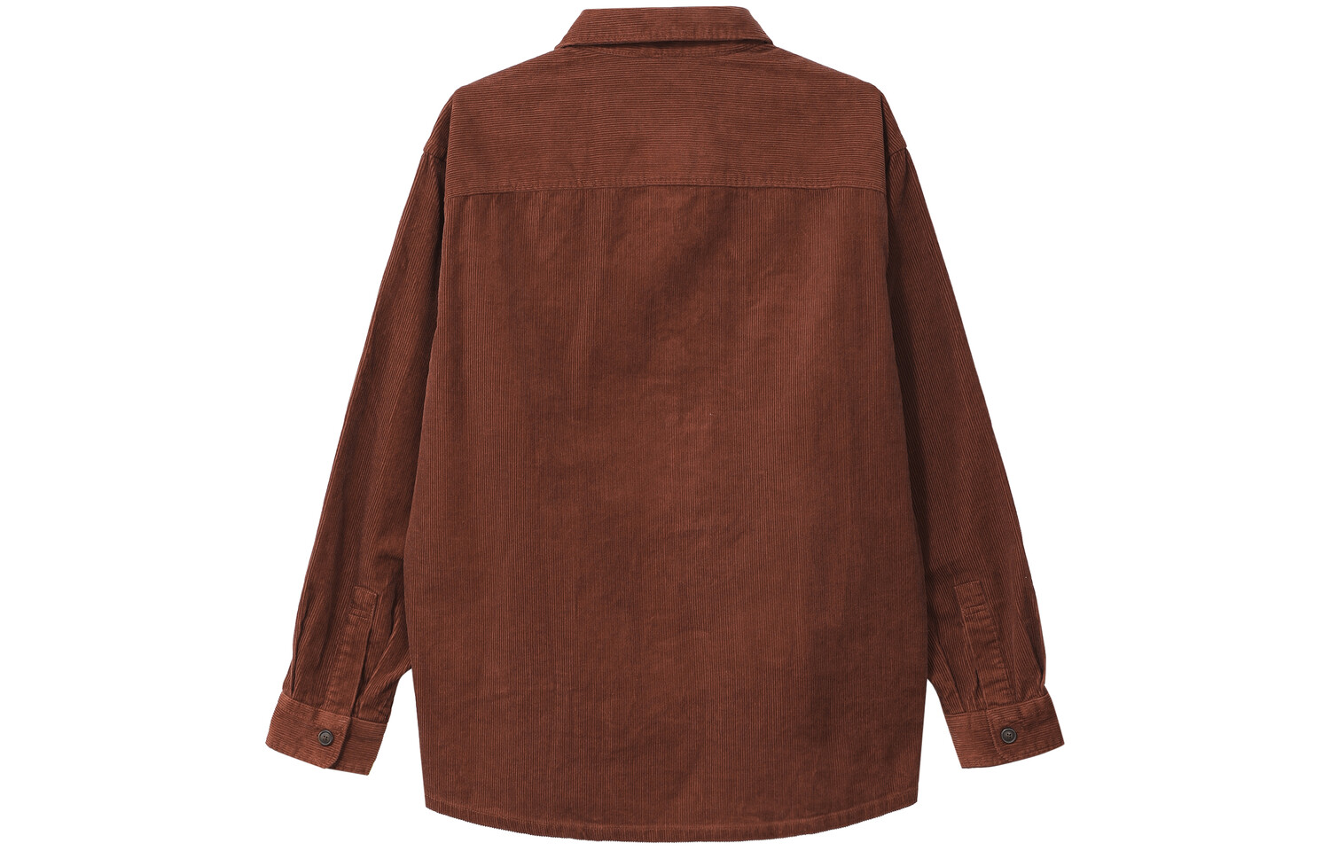 Рубашка унисекс оранжево-красная -26 Uniqlo, красный — фото 2
