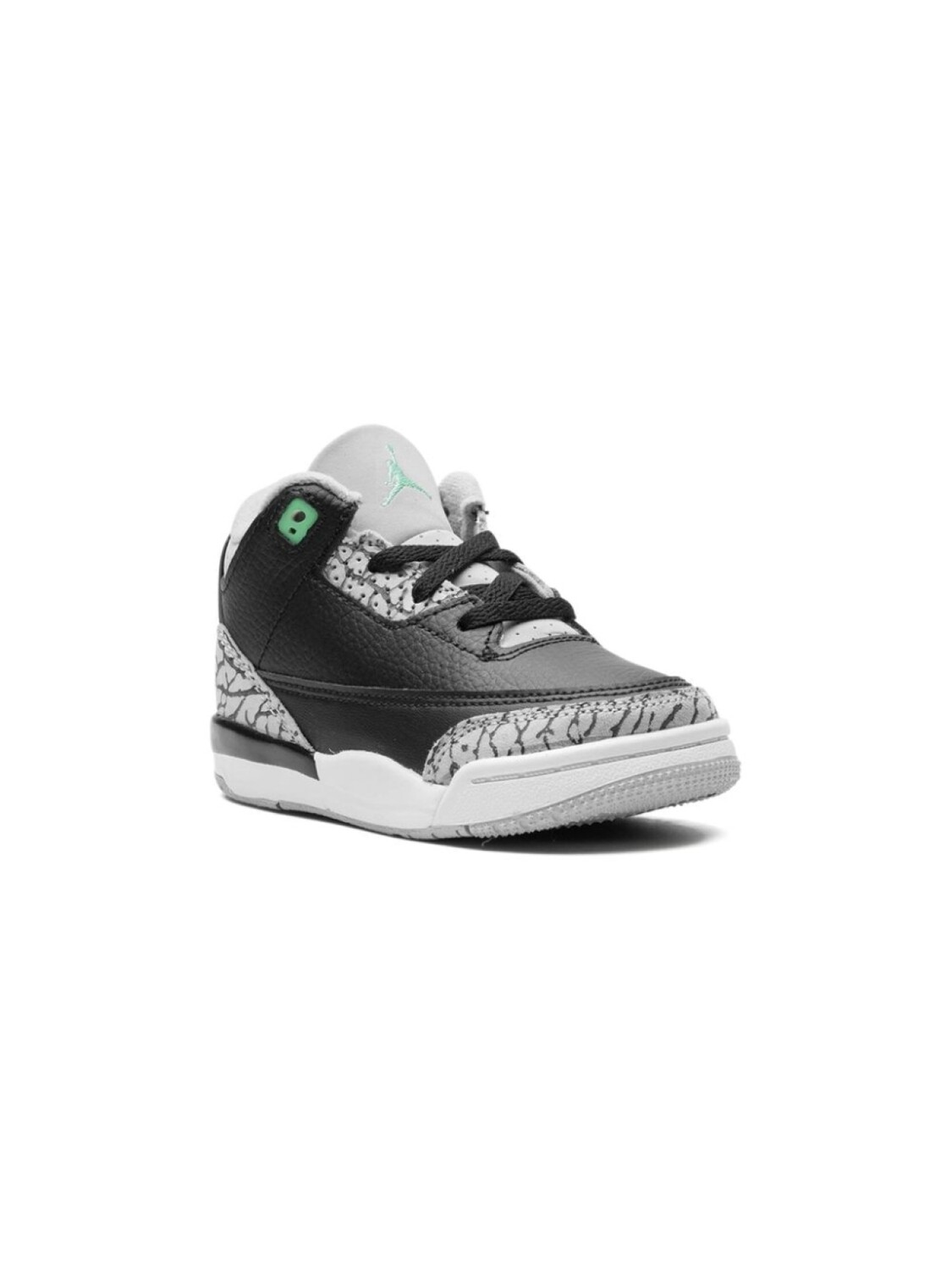 

Кроссовки Air Jordan 3 Green Glow Jordan Kids, черный