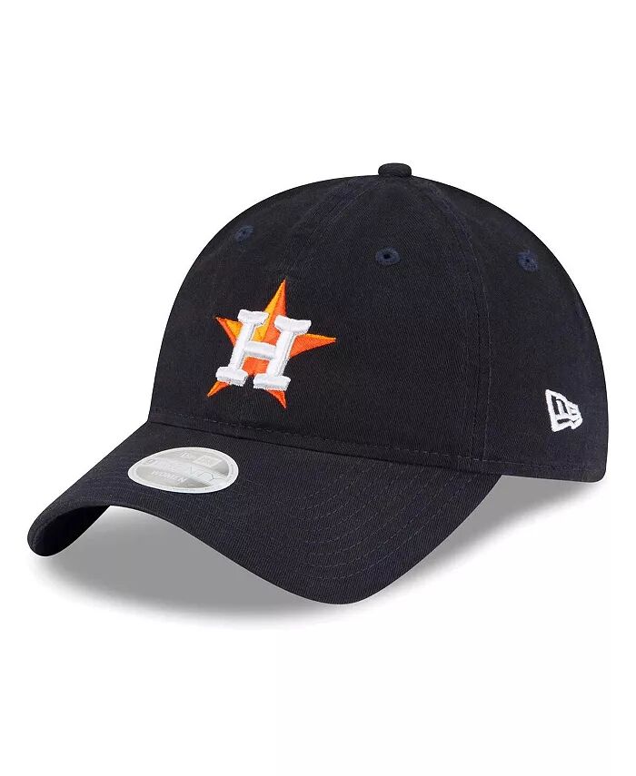 

Женская темно-синяя регулируемая шляпа с логотипом Houston Astros Team Core Classic 9TWENTY New Era, синий