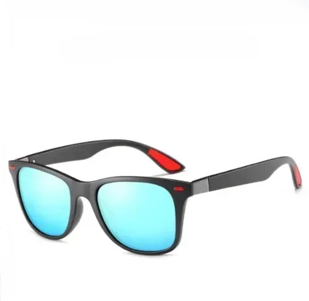 

Поляризованные солнцезащитные очки для мужчин TR90, модные солнцезащитные очки для женщин, цветная пленка, защита от УФ-излучения, очки для защиты от солнца на открытом воздухе HYYZZC, Blue