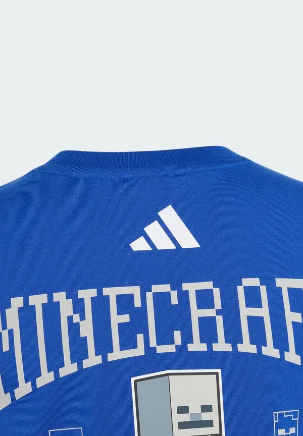 Футболка Adidas Performance J Minecraft Tee Print, темно-синий — фото 3