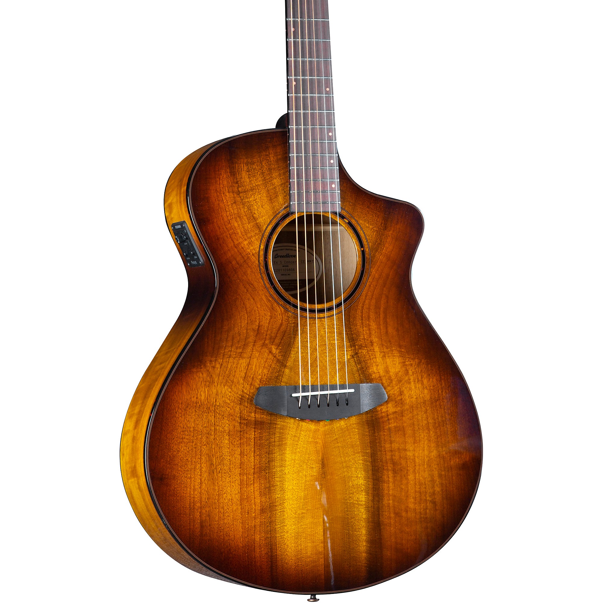 

Акустическая электрогитара Breedlove Pursuit Exotic S CE Myrtlewood Concert Tiger Eye