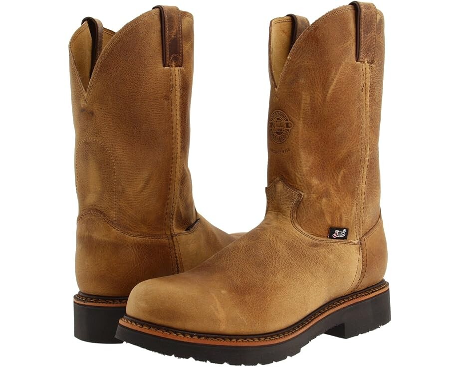 

Ботинки Justin Blueprint 11" Pullon Work, цвет Rugged Tan Gaucho