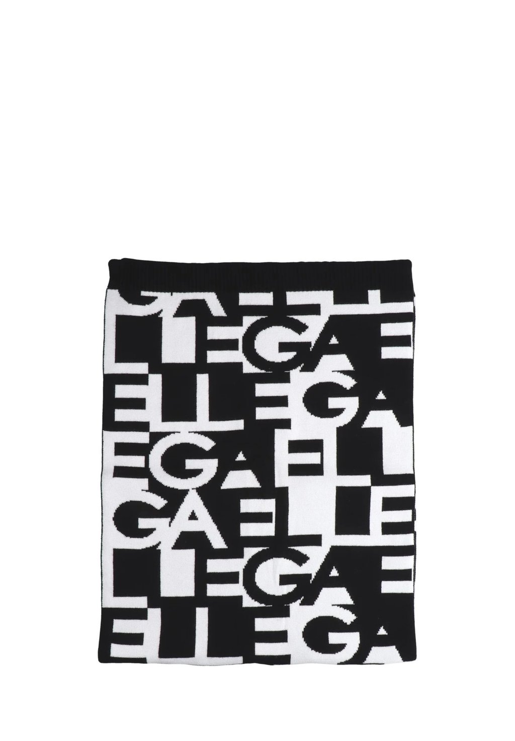 

Шарф JACQUARD FANTASIA LETTERING GAeLLE, черный