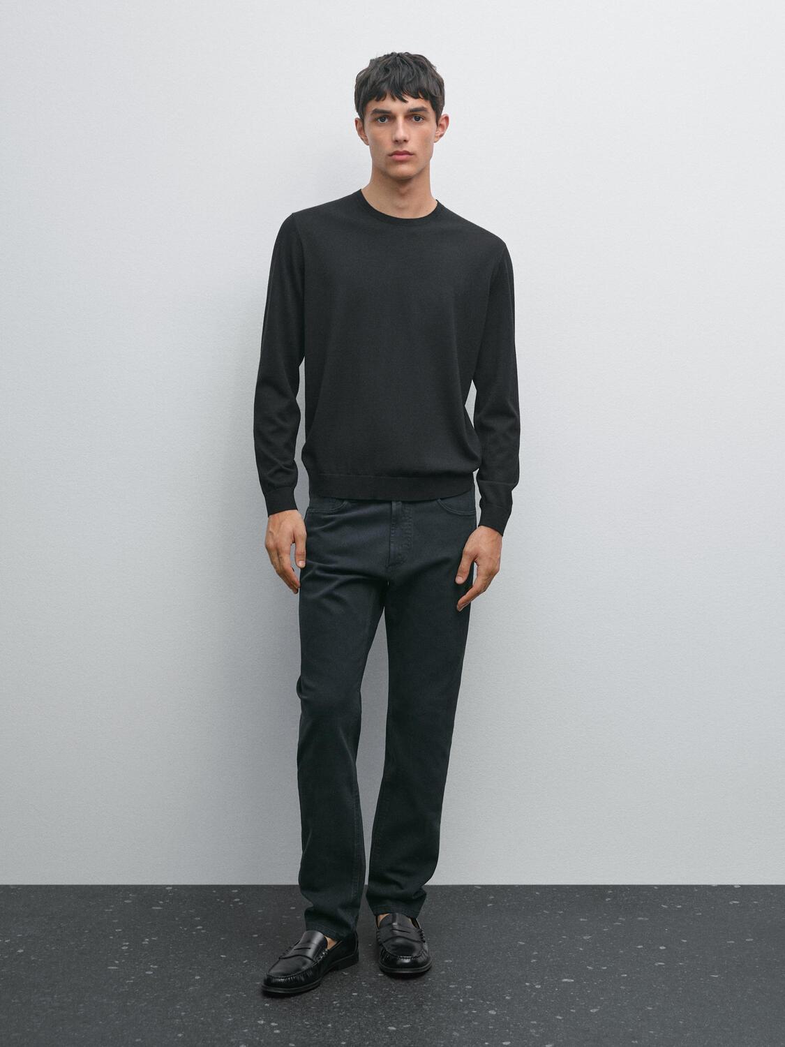 

Джинсы Slim Fit Massimo Dutti, темно-синий