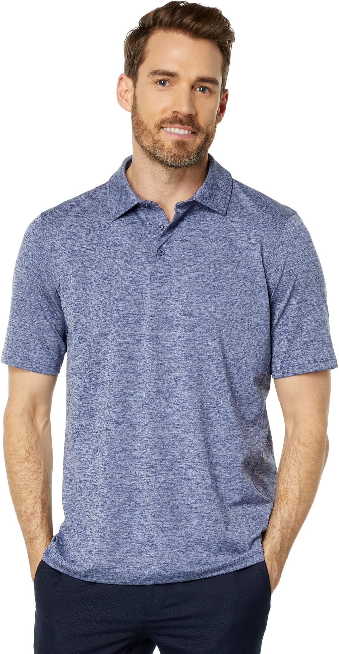 

Футболка Johnston & Murphy XC4 Solid Performance Polo, темно-синий