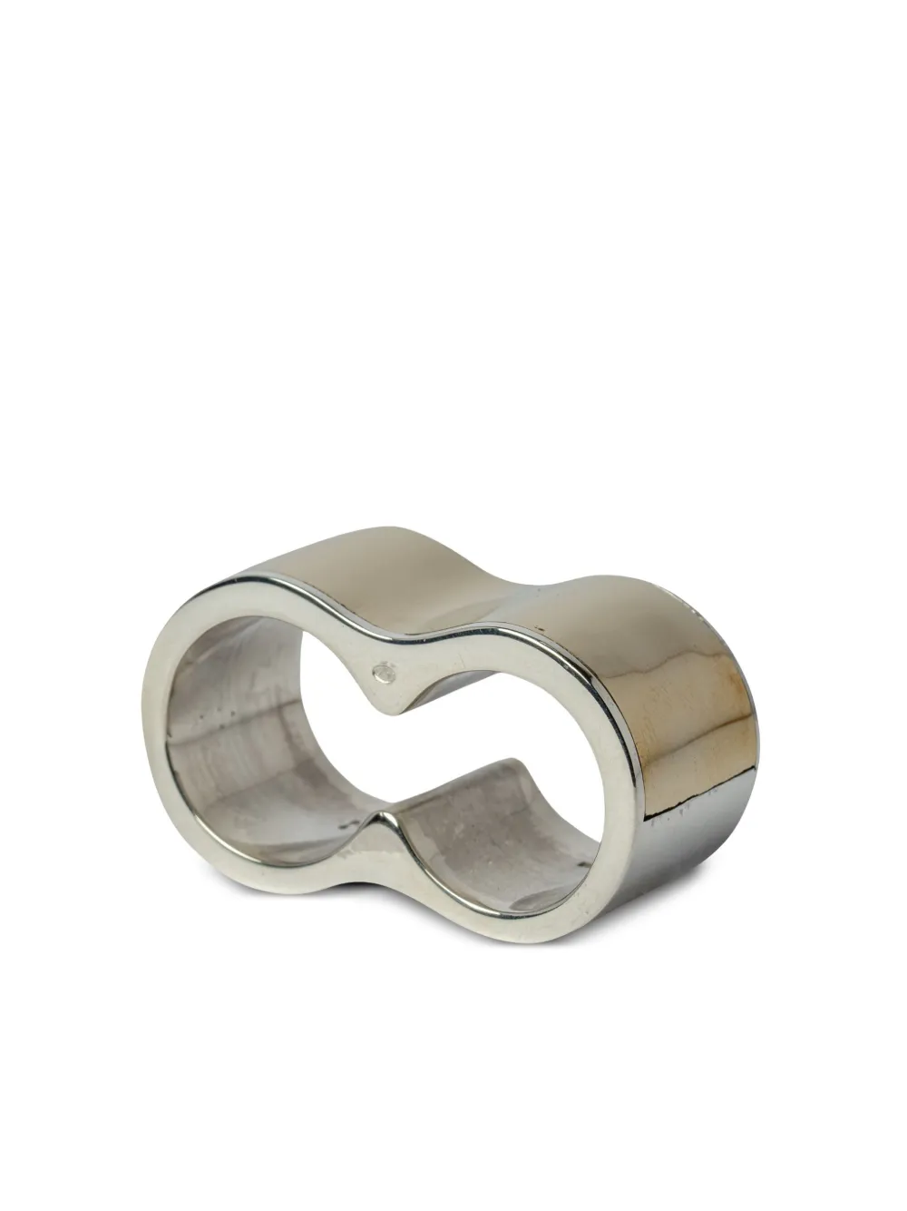 

Серебряное кольцо Contour Double Parts of Four, серебяный