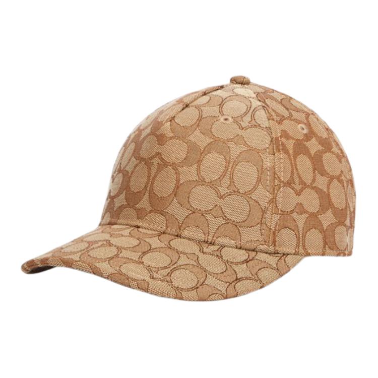 

COACH Хлопковая бейсболка унисекс цвета хаки, Khaki