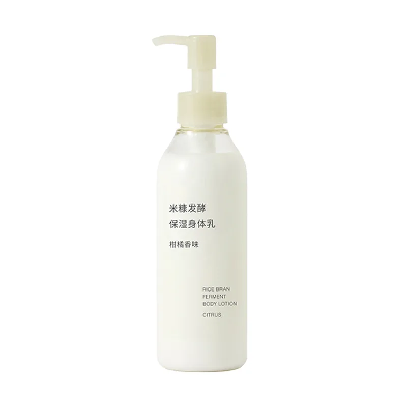 MUJI Увлажняющий лосьон для тела с ферментированными отрубями, 200 мл, Citrus Scent