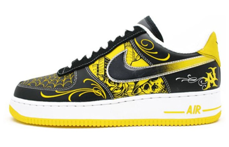 

Кроссовки Nike Air Force 1 Low Mr. Cartoon Livestrong, Черный, Кроссовки Nike Air Force 1 Low Mr. Cartoon Livestrong