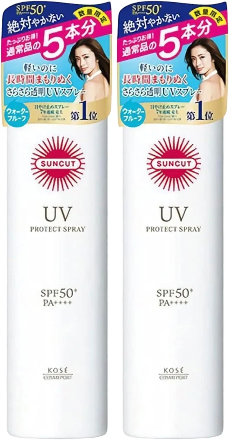 Спрей-солнцезащитный KOSE Suncut Protective UV Spray SPF50+ PA++++ 300 г Generic
