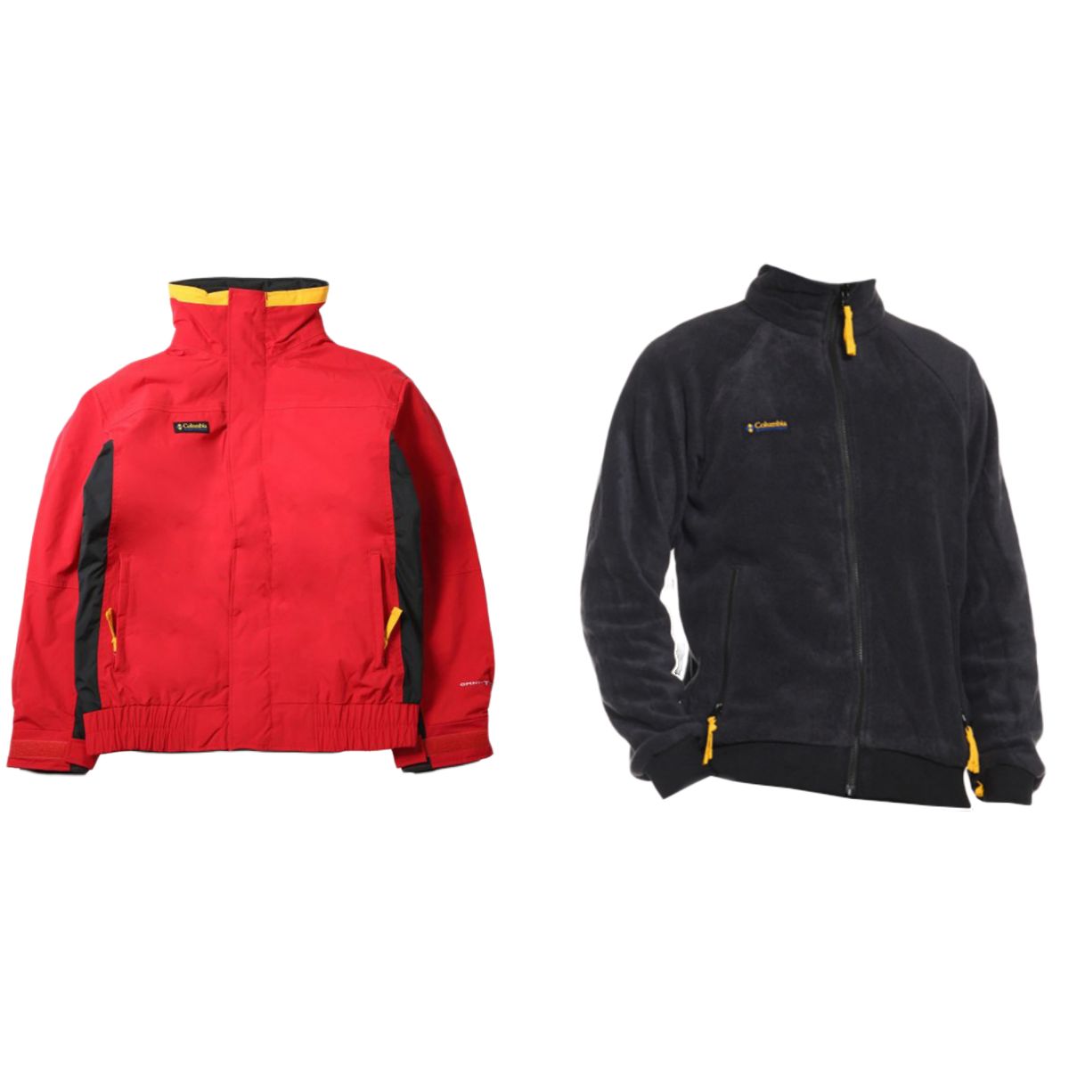 

Двухцветная куртка с панелями Columbia, красный/черный