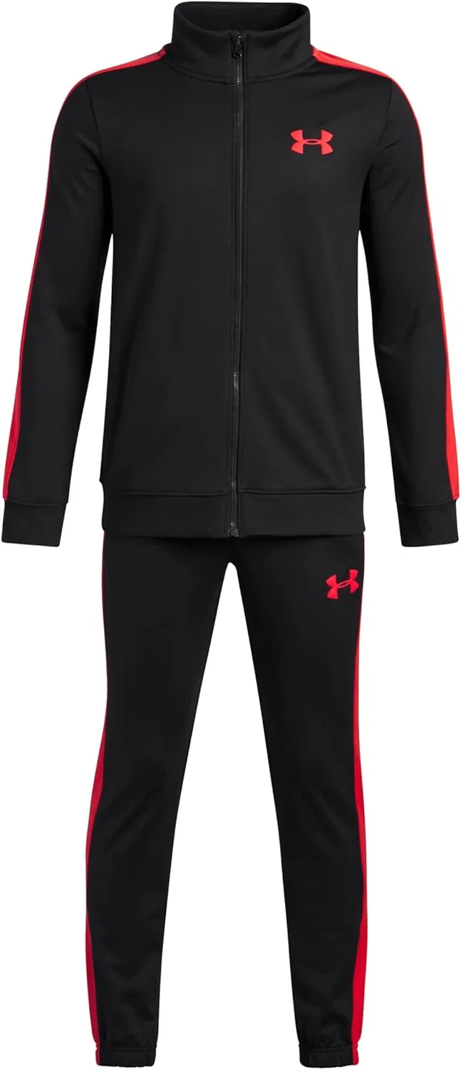 Спортивный костюм для мальчиков Under Armour, черный/красный