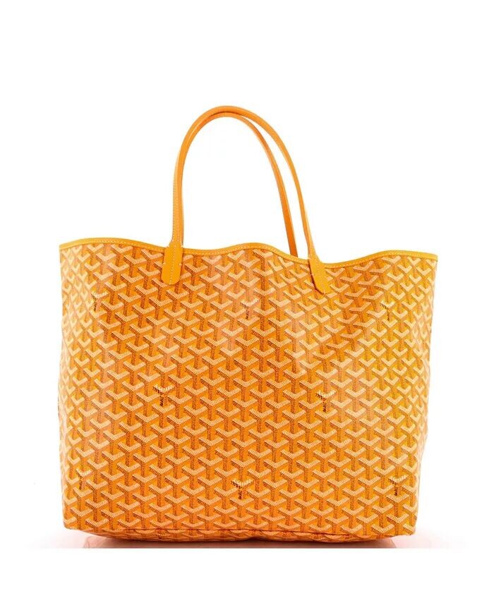 

Сумка-тоут GM Saint Louis с покрытием из холста Pre-Owned Goyard, желтый