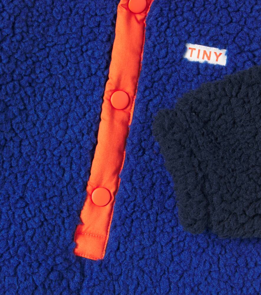 Детский комбинезон с цветными блоками из искусственной овчины Tinycottons, Color Block — фото 3