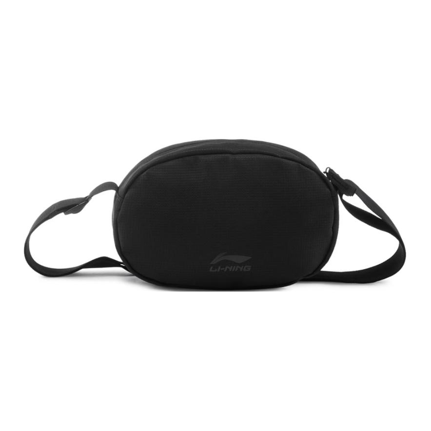 

LINING Полиэстеровая наплечная сумка, унисекс черная кроссбоди, Black