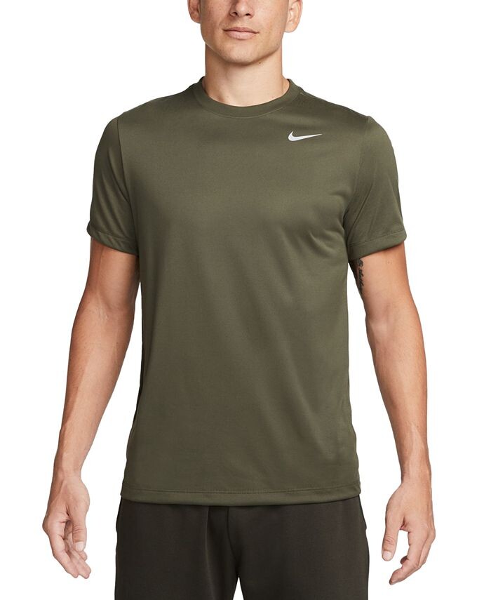 

Мужская футболка для фитнеса Dri-FIT Legend Nike, цвет Cargo Khaki/matte Silver