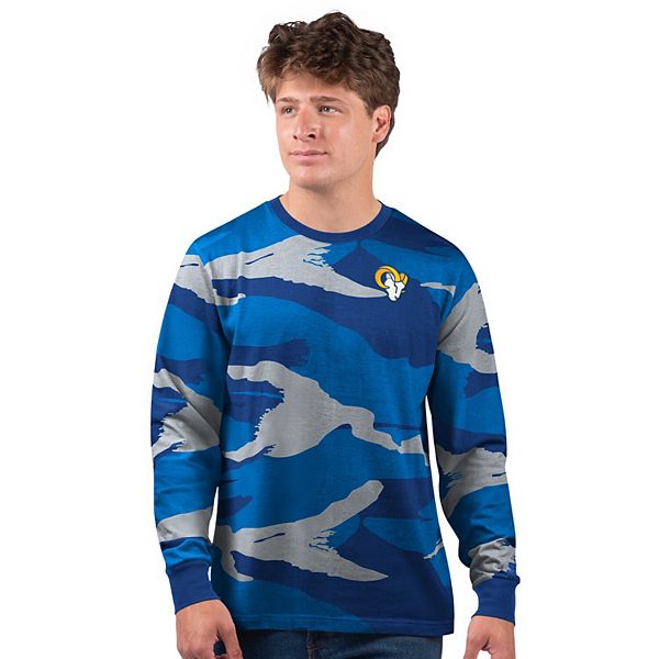 

Мужская футболка с длинным рукавом royal los angeles rams thursday night gridiron Starter