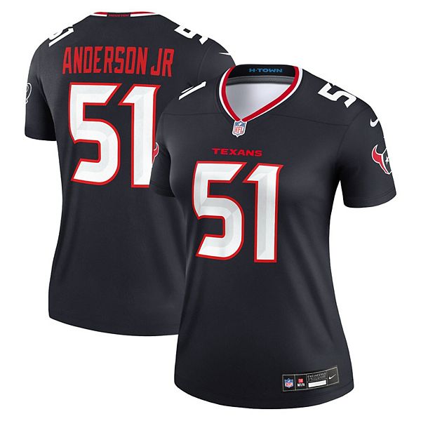 

Женская футболка Will Anderson Jr Navy Houston Texans Legend Player Performance Nike, Синий, Женская футболка Will Anderson Jr Navy Houston Texans Legend Player Performance Nike