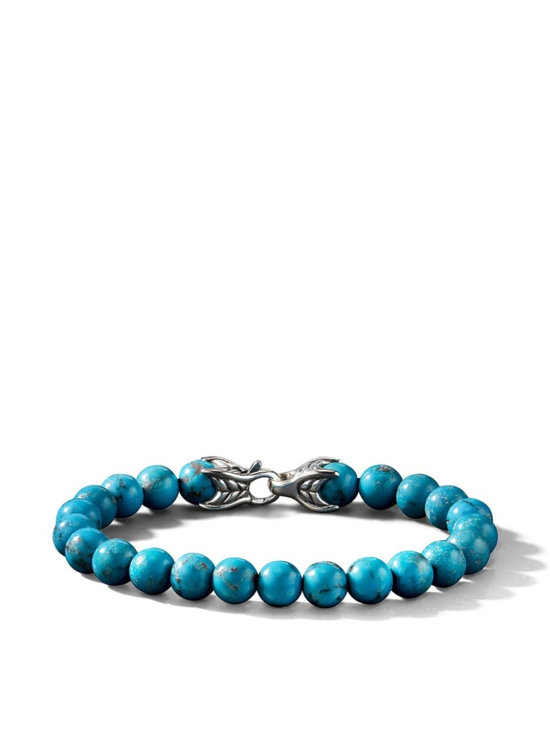 

Серебряный браслет Spiritual Beads David Yurman, синий