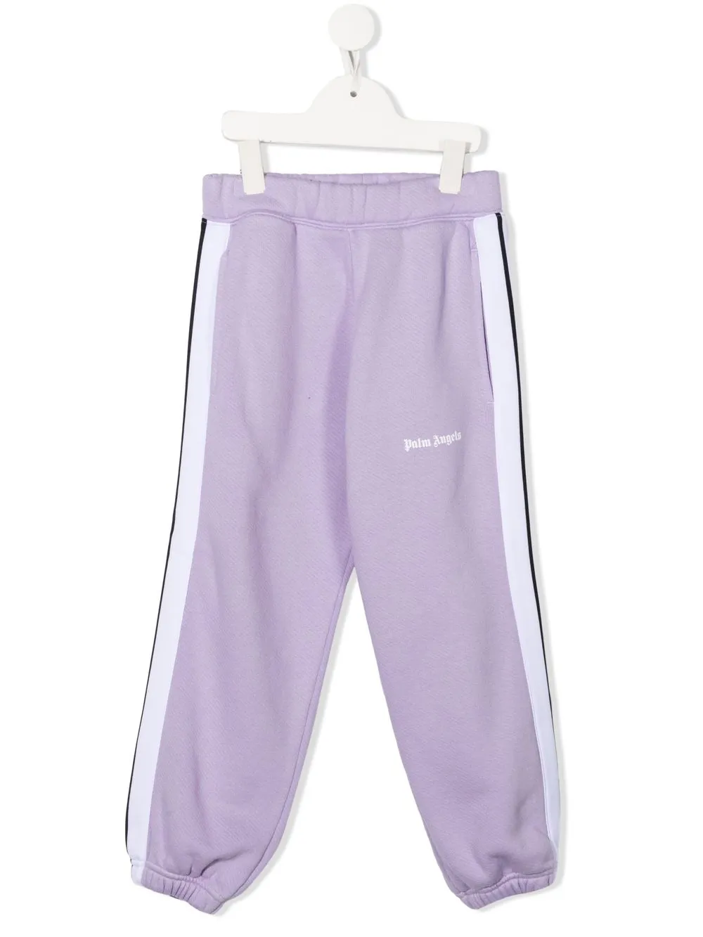 

Спортивные брюки с контрастным логотипом Palm Angels Kids, фиолетовый