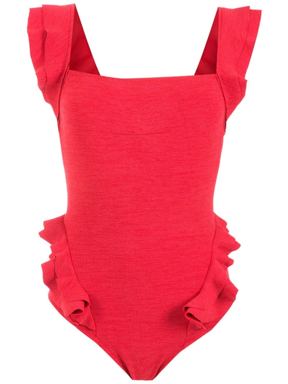 

Clube Bossa купальник Barbette с оборками, красный