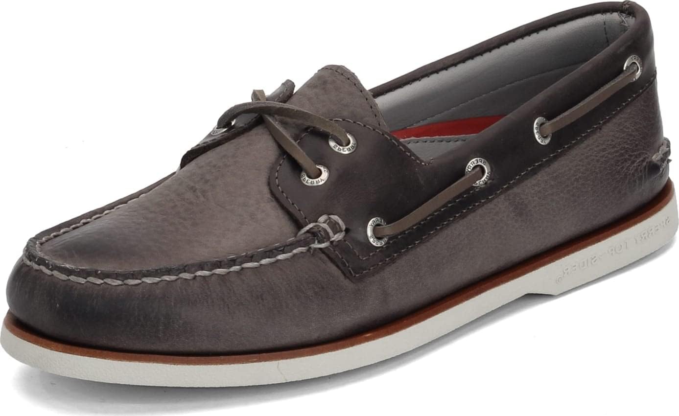 

Мужские лодочные туфли Sperry Gold Cup Authentic Original с двумя глазами, серый